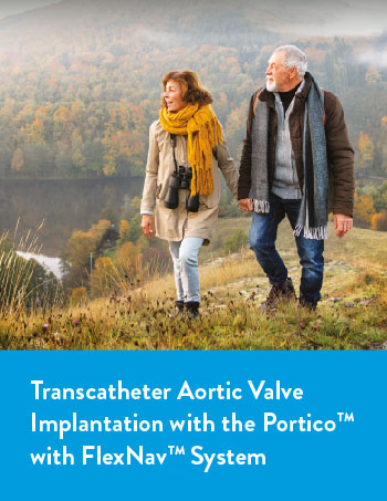 Transcatheter Aortic Valve Implantation with the Portico with FlexNav System