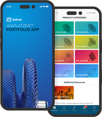 Abbott Amplatzer Portfolio App helps physicians determine which structural intervention device to use