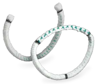 Tailor Flexible Annuloplasty Ring and Band to maintain the size of a repaired mitral or tricuspid annulus